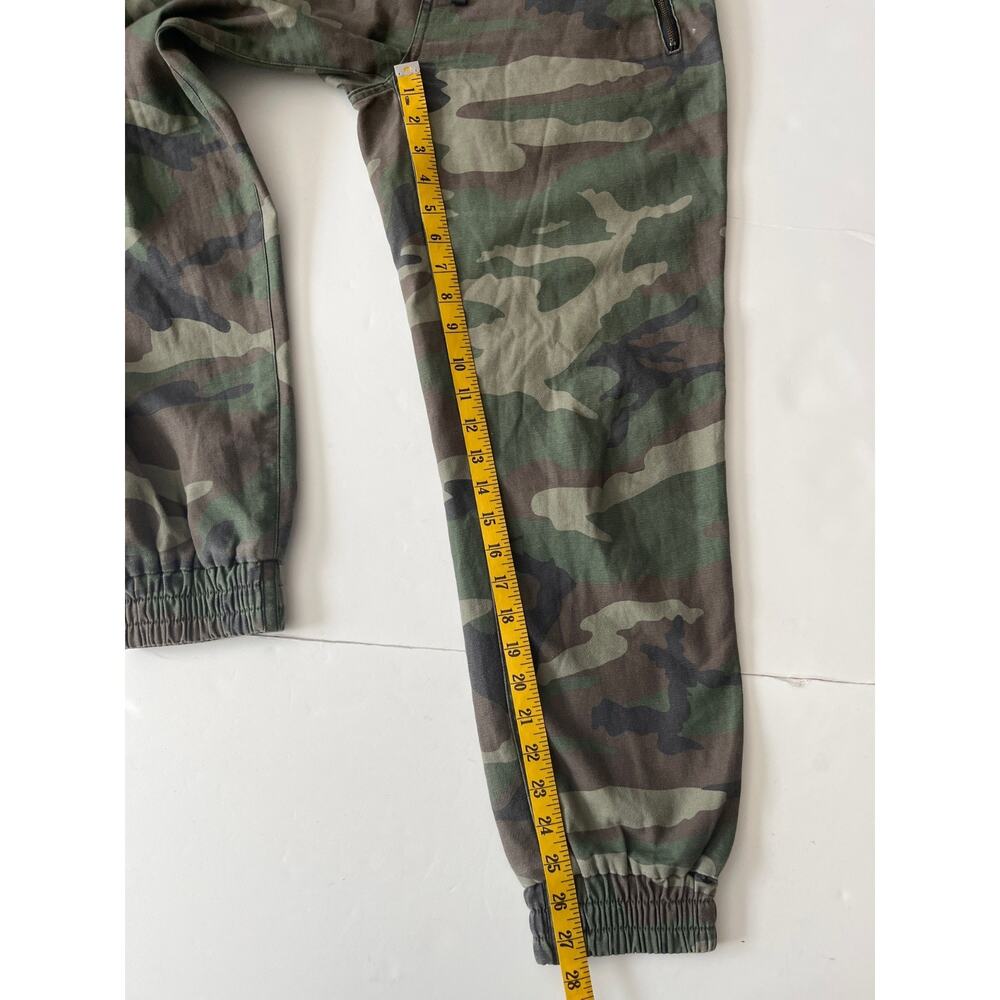 Artiza TNA Camouflage Joggers Sweatpants S Women Green Cuffed Travel Athleisure - Picture 9 of 11